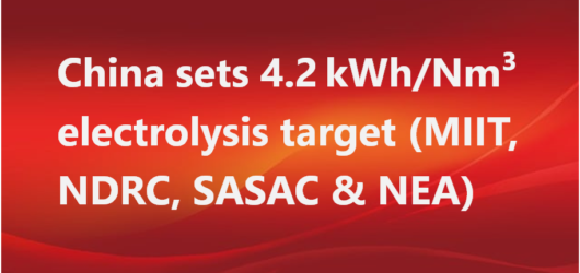 China targets sub-4.2 kWh/Nm³ electrolysis as policy push accelerates next-generation hydrogen equipment innovation